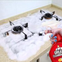 Powerful decontamination foam cleaner kitchen heavy oil decontamination artifact hood cleaning hood